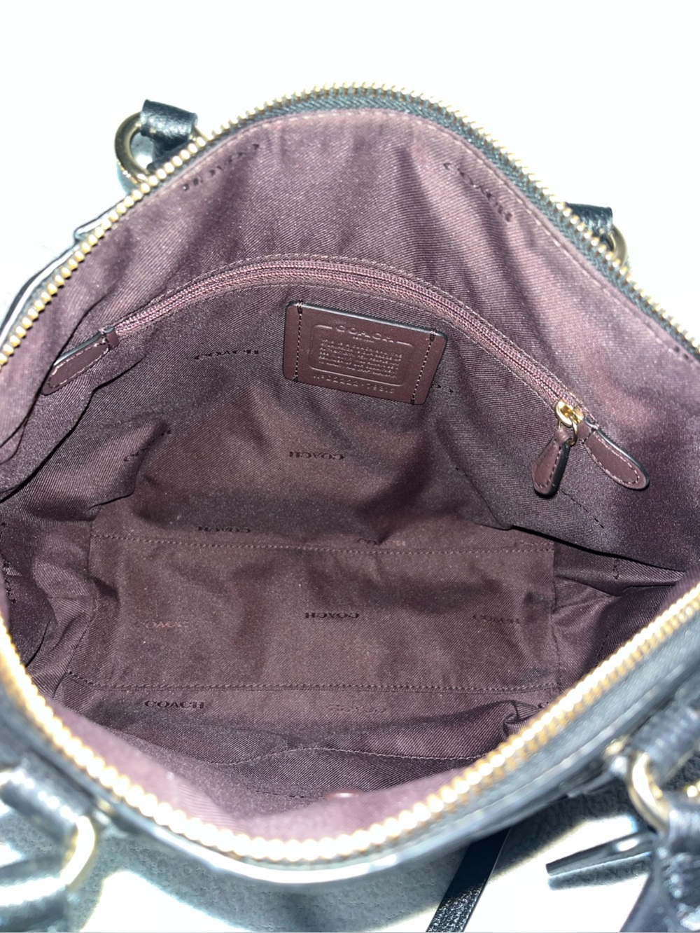 Coach Elise Pebble Leather Satchel - Picture 4 of 12